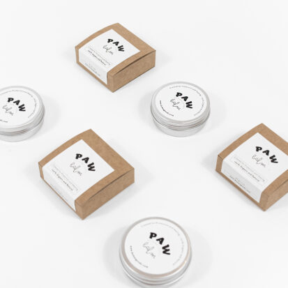 Dogs and Cats paw balm in beautiful crafted boxes