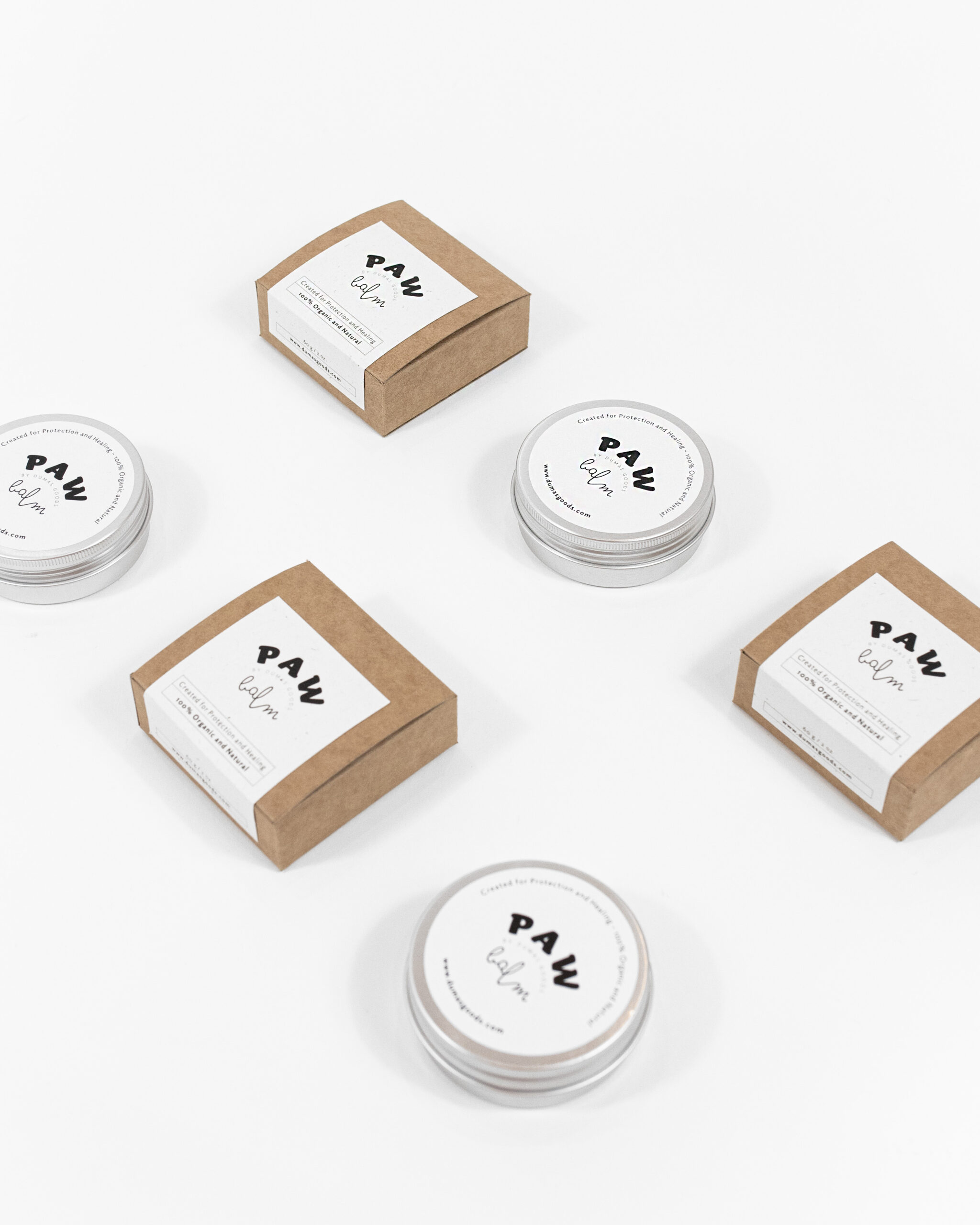 Dogs and Cats paw balm in beautiful crafted boxes